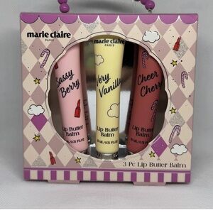 Lip Butter Balm Trio - Berry, Vanilla, Cherry